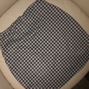 Gingham Bodycon Skirt